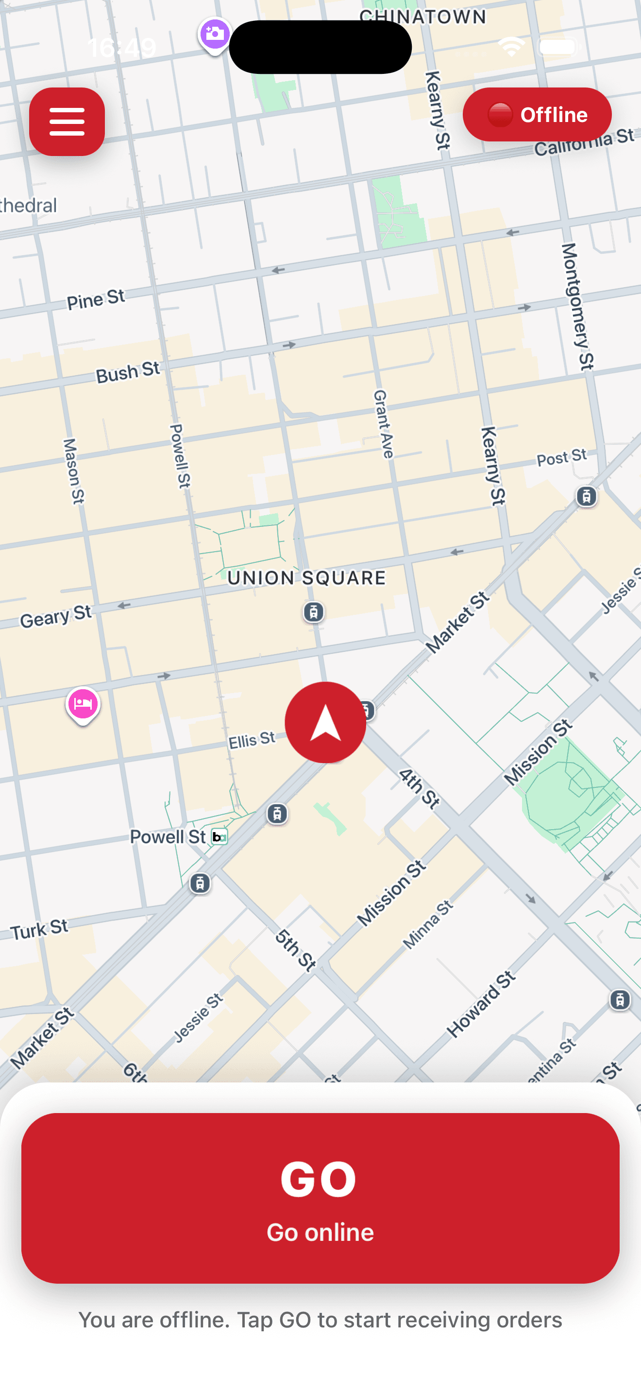 Capture d'écran du projet Flint Delivery — Application mobile et web de livraison temps réel